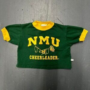 True vintage Northern Michigan university cheer youth size graphic sweatshirt